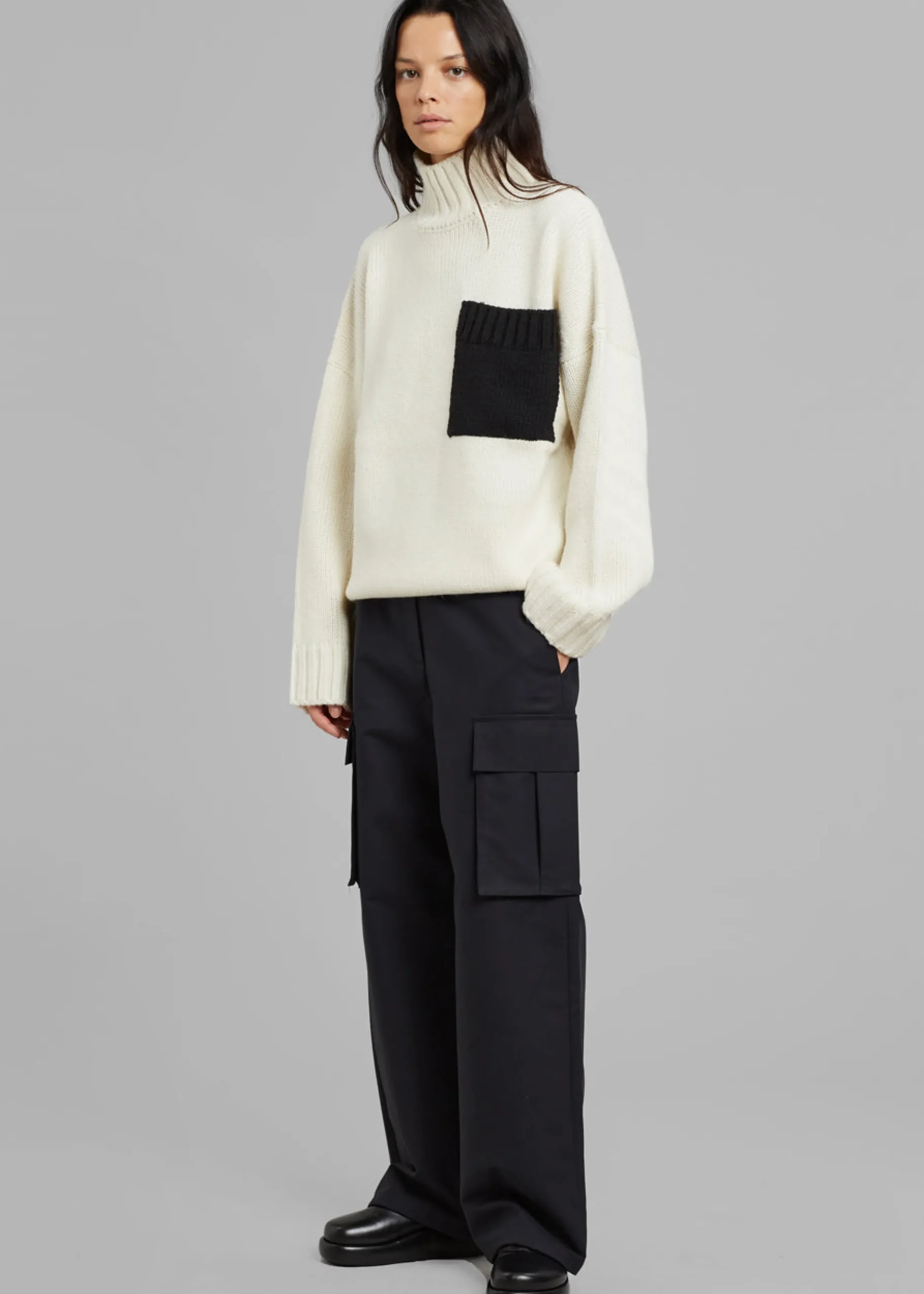 Jw Anderson Patch Pocket Turtleneck