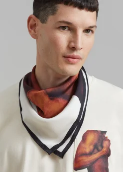 Jw Anderson Printed Silk Scarf