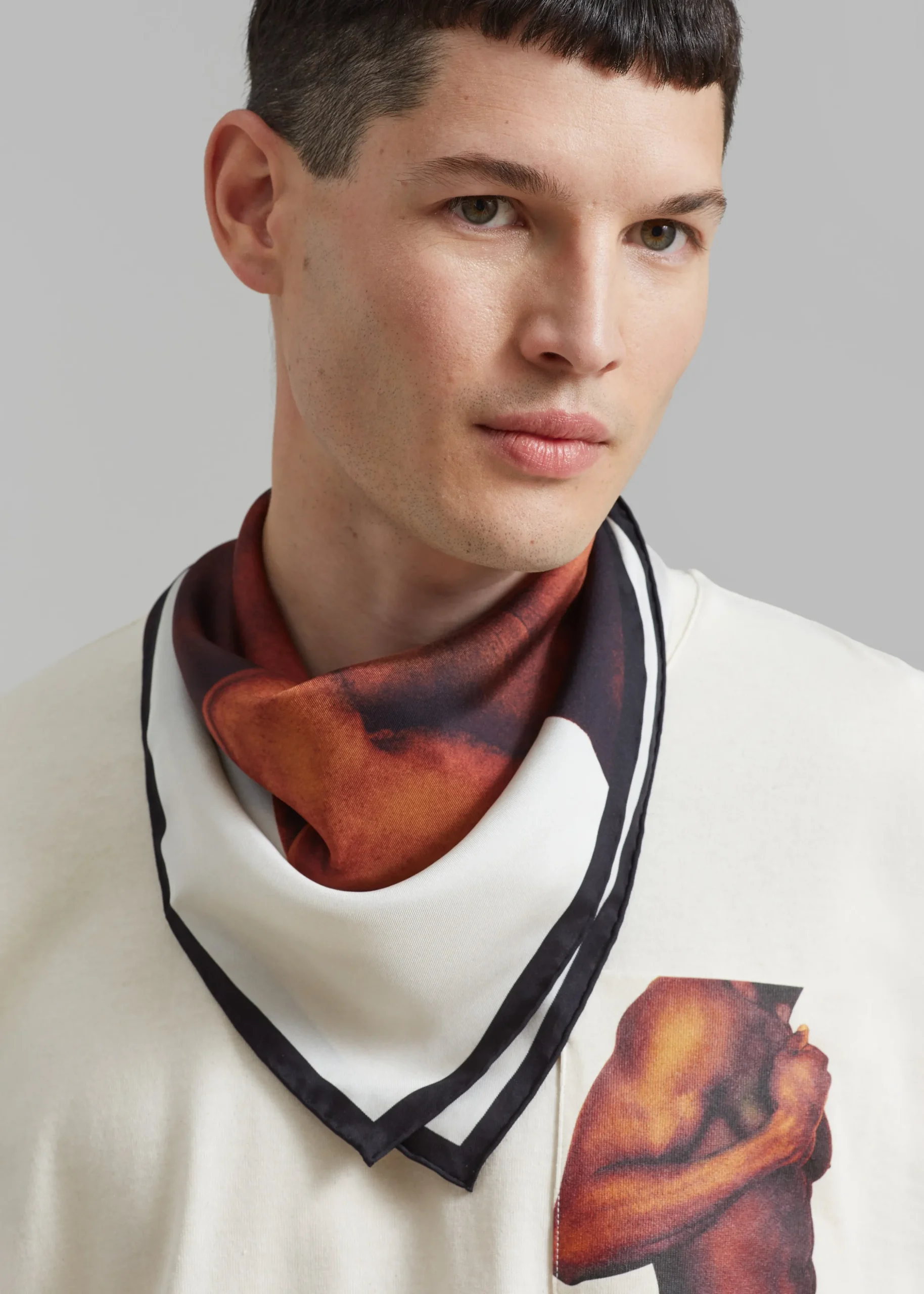 Jw Anderson Printed Silk Scarf