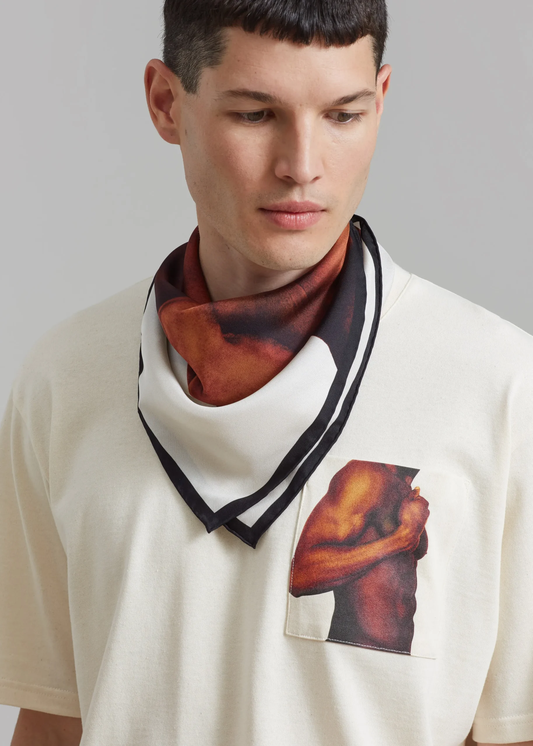 Jw Anderson Printed Silk Scarf
