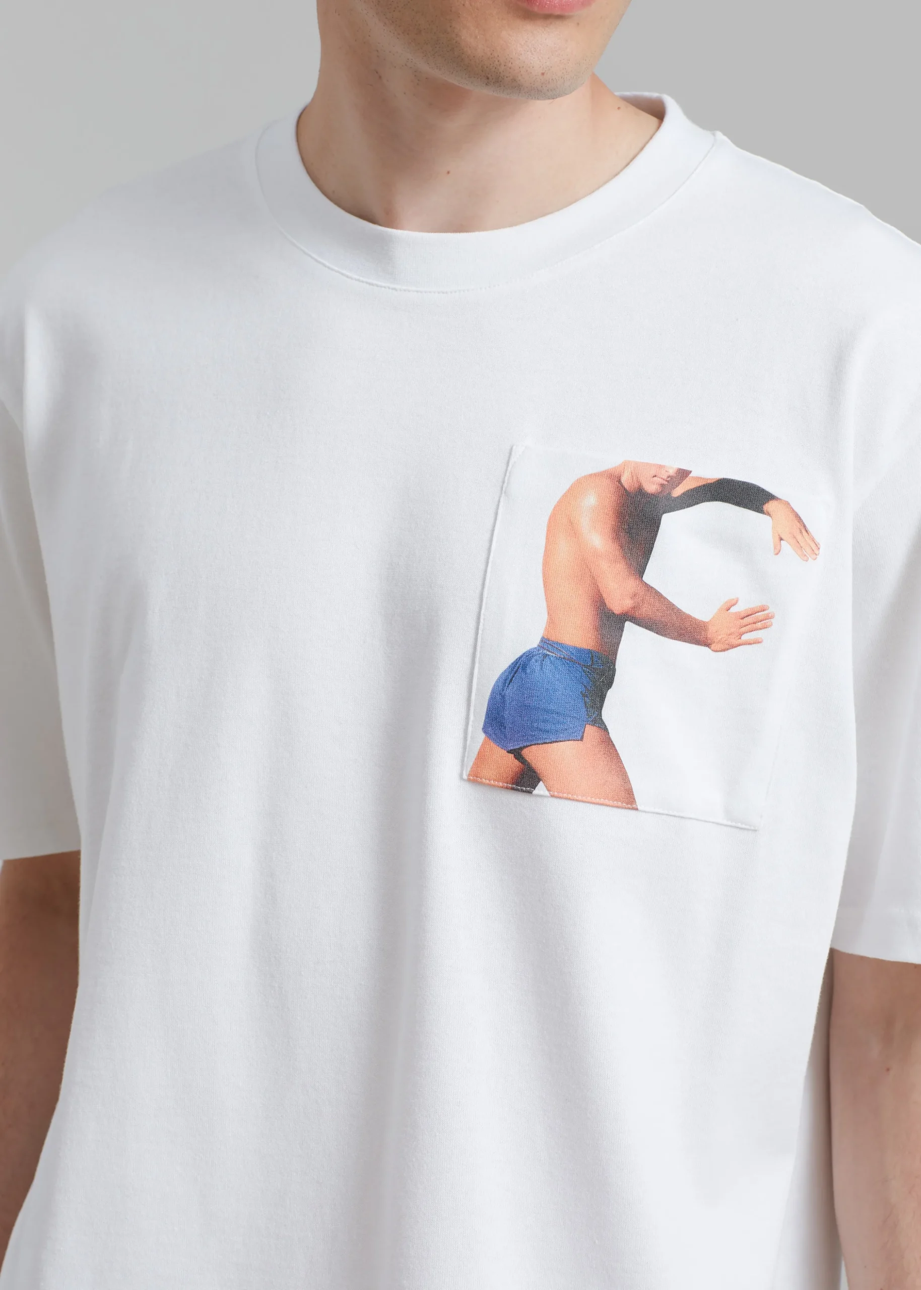 Jw Anderson Profile Stud Chest Pocket T-Shirt
