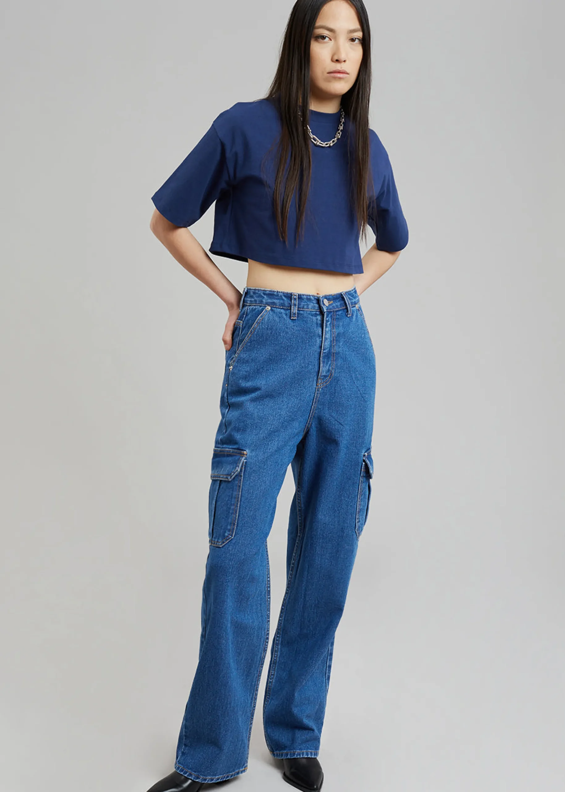 Kai Cargo Denim Pants