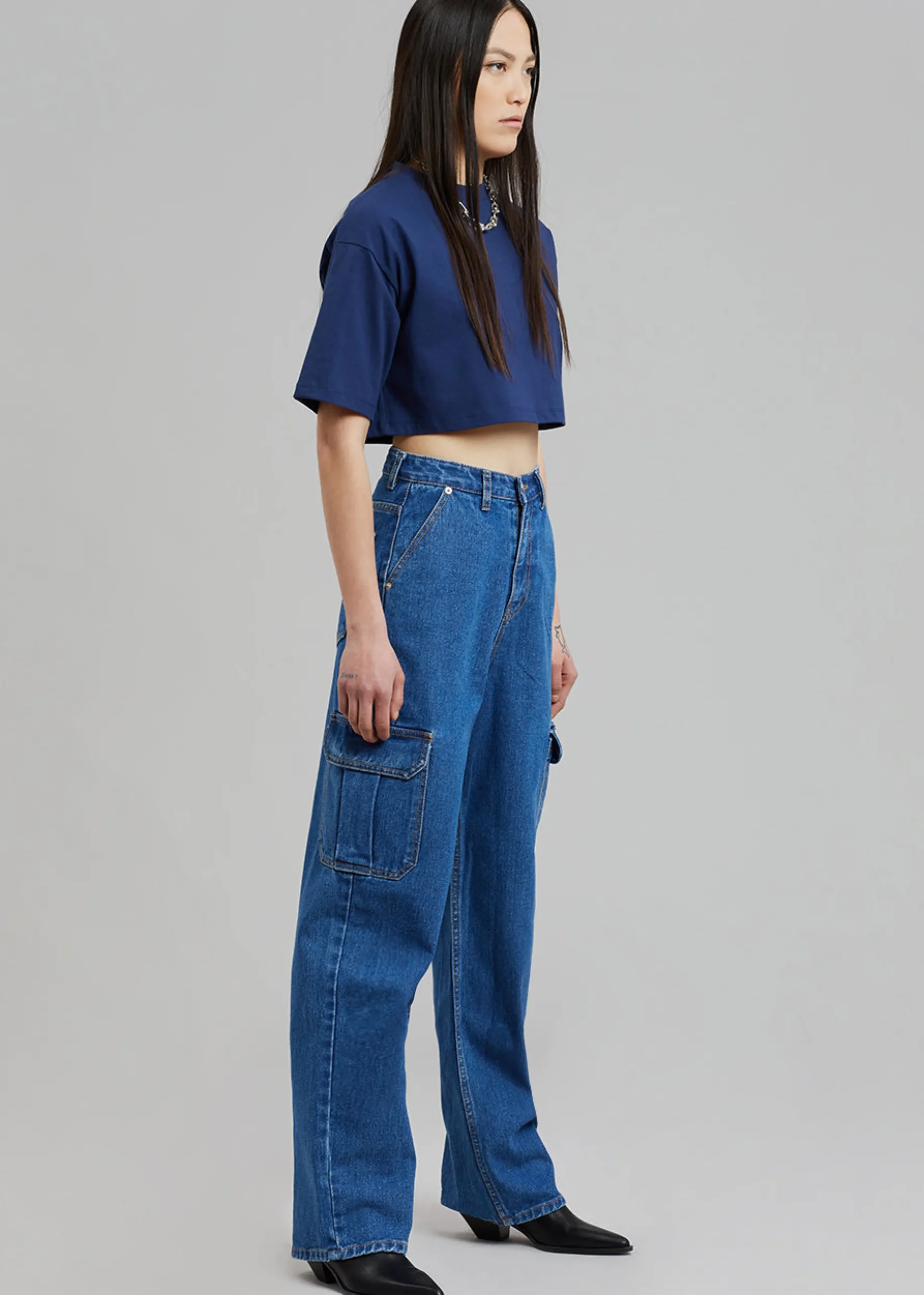 Kai Cargo Denim Pants