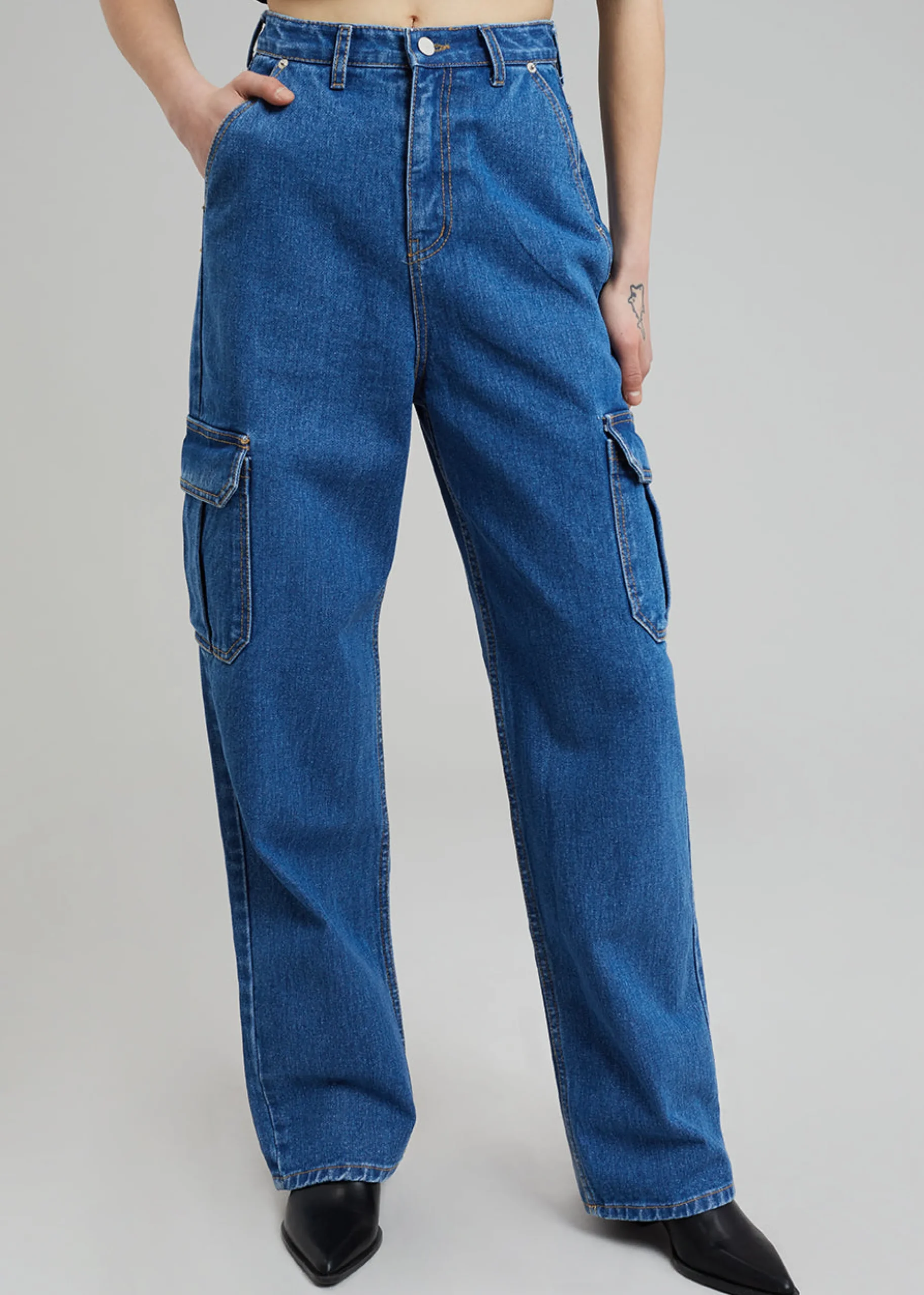 Kai Cargo Denim Pants
