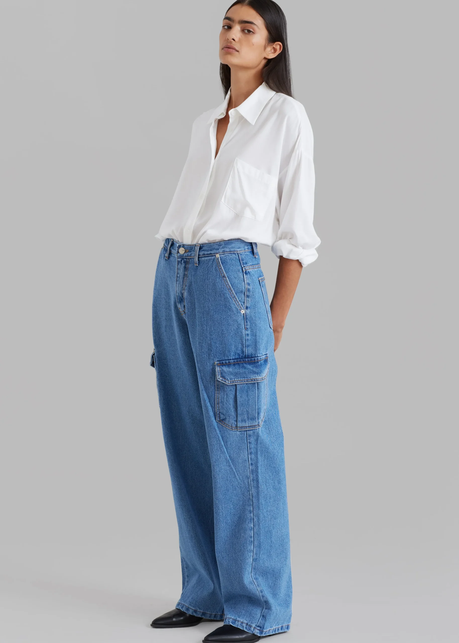 Kai Cargo Denim Pants