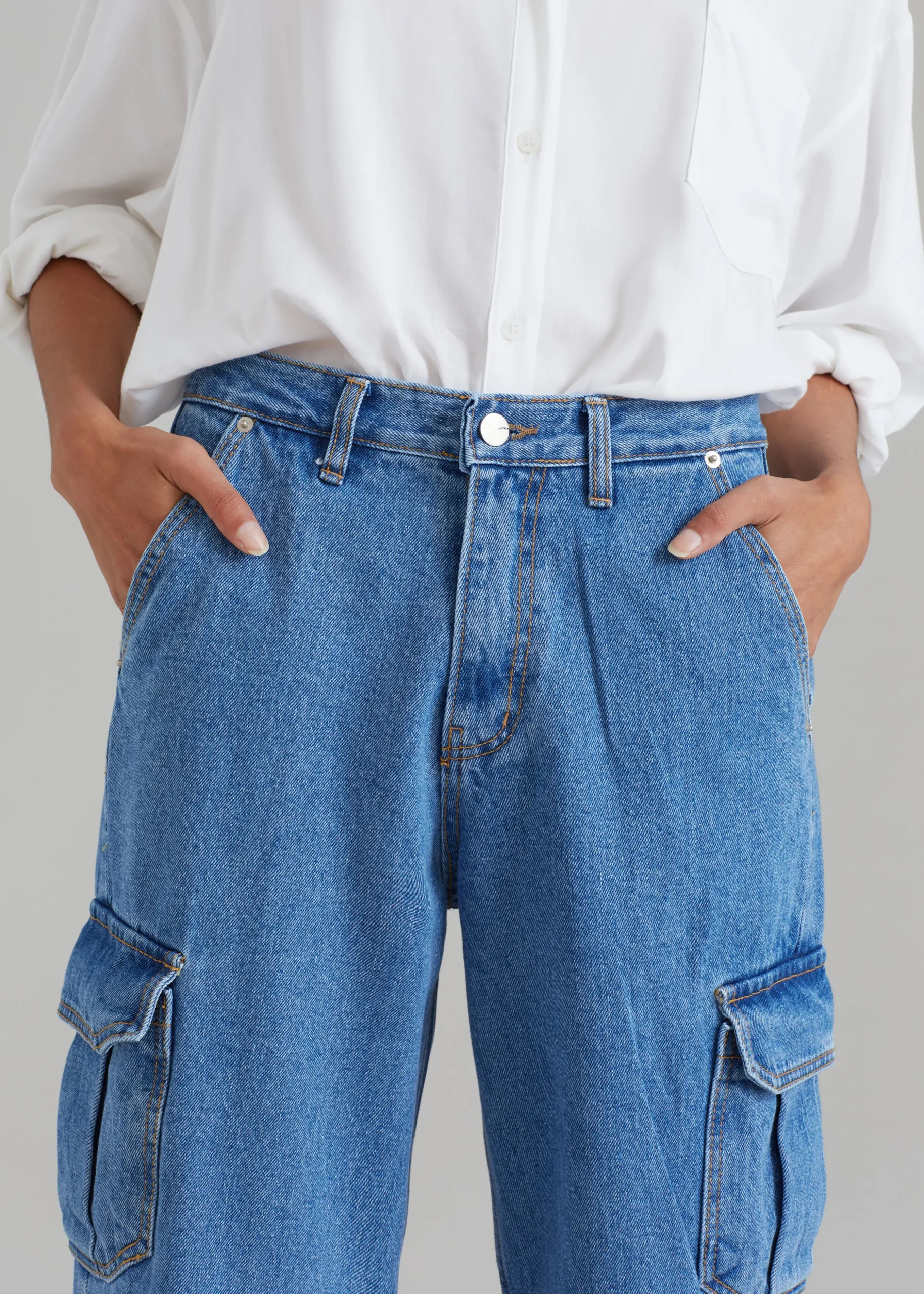 Kai Cargo Denim Pants