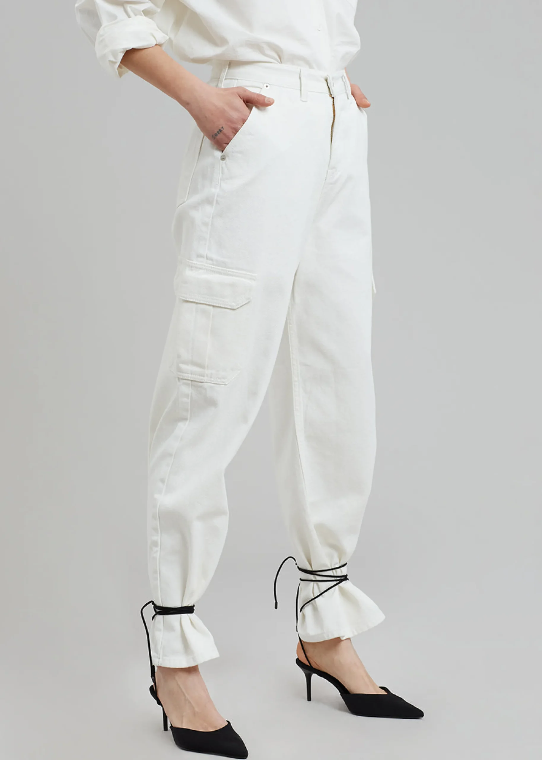 Kai Cargo Denim Pants