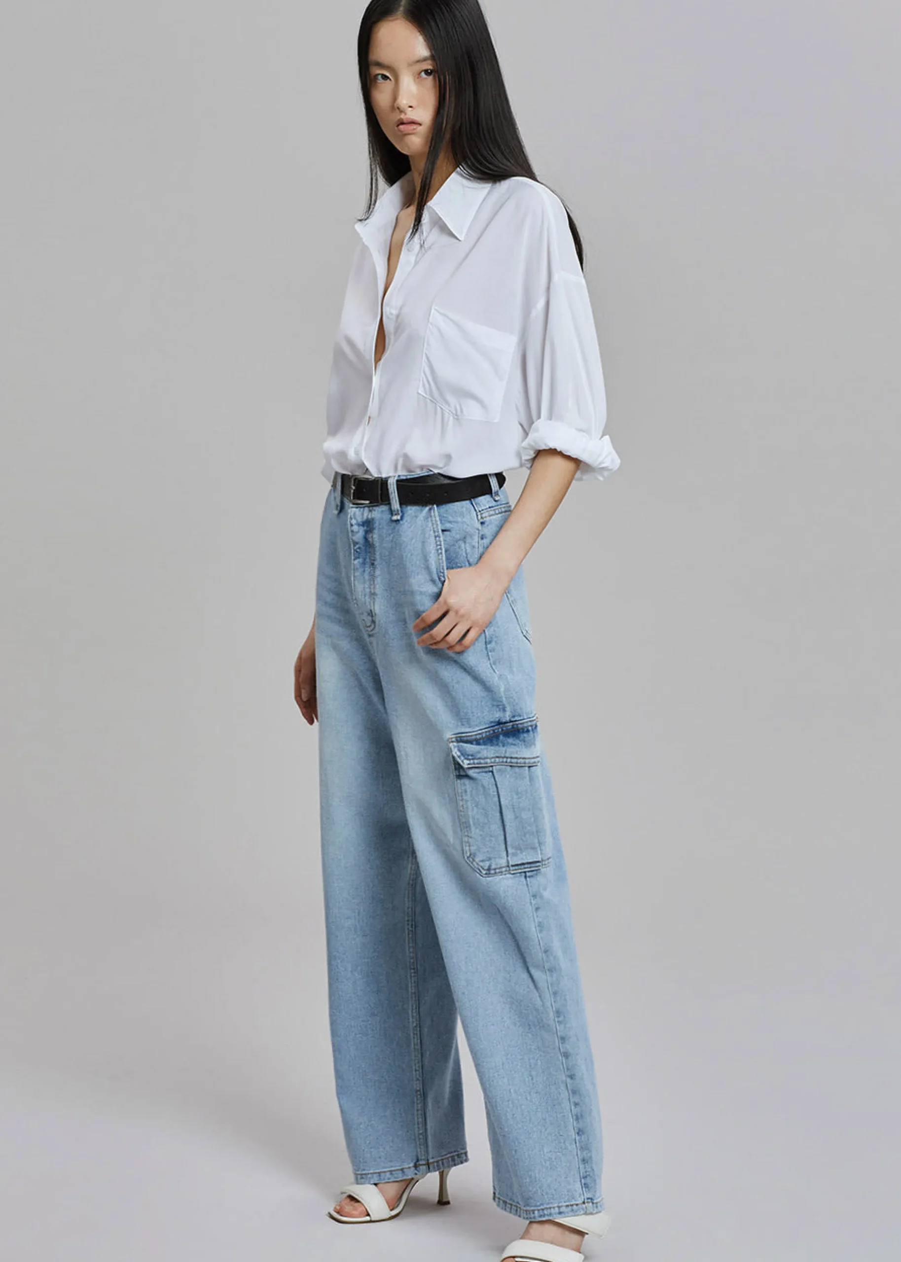 Kai Cargo Denim Pants