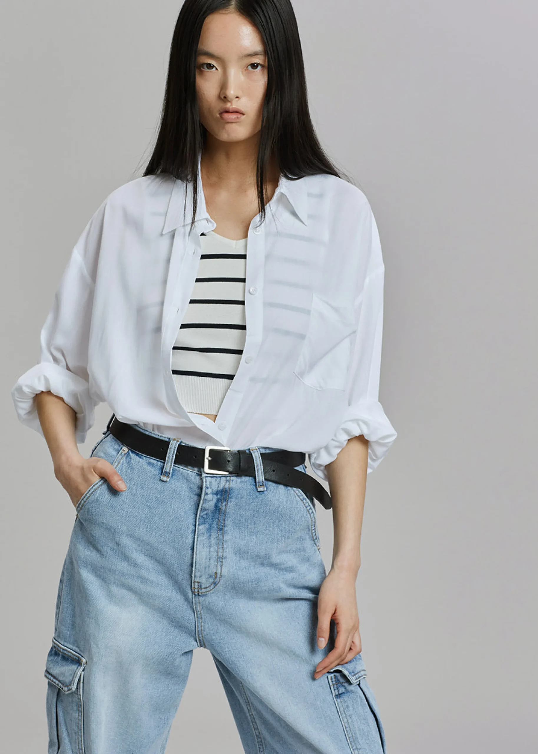 Kai Cargo Denim Pants