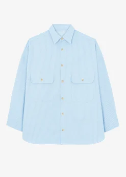 Kaline Light Blue Pocket Shirt
