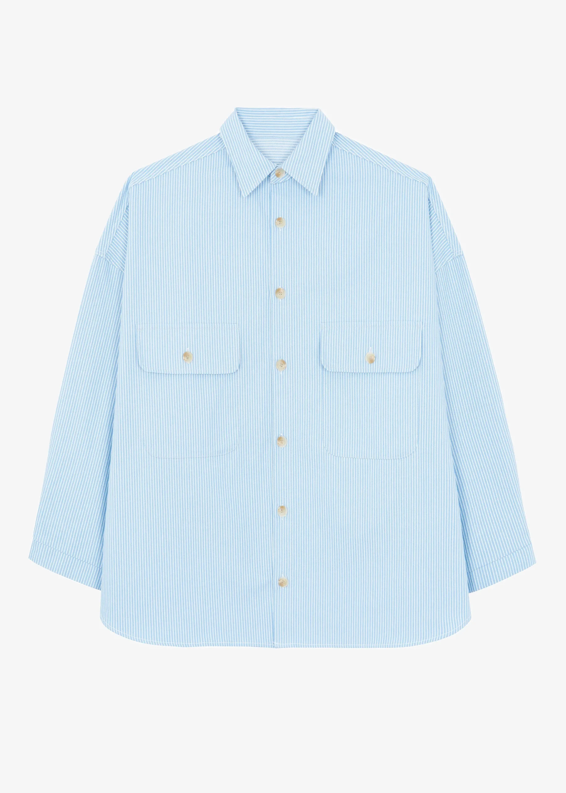 Kaline Light Blue Pocket Shirt