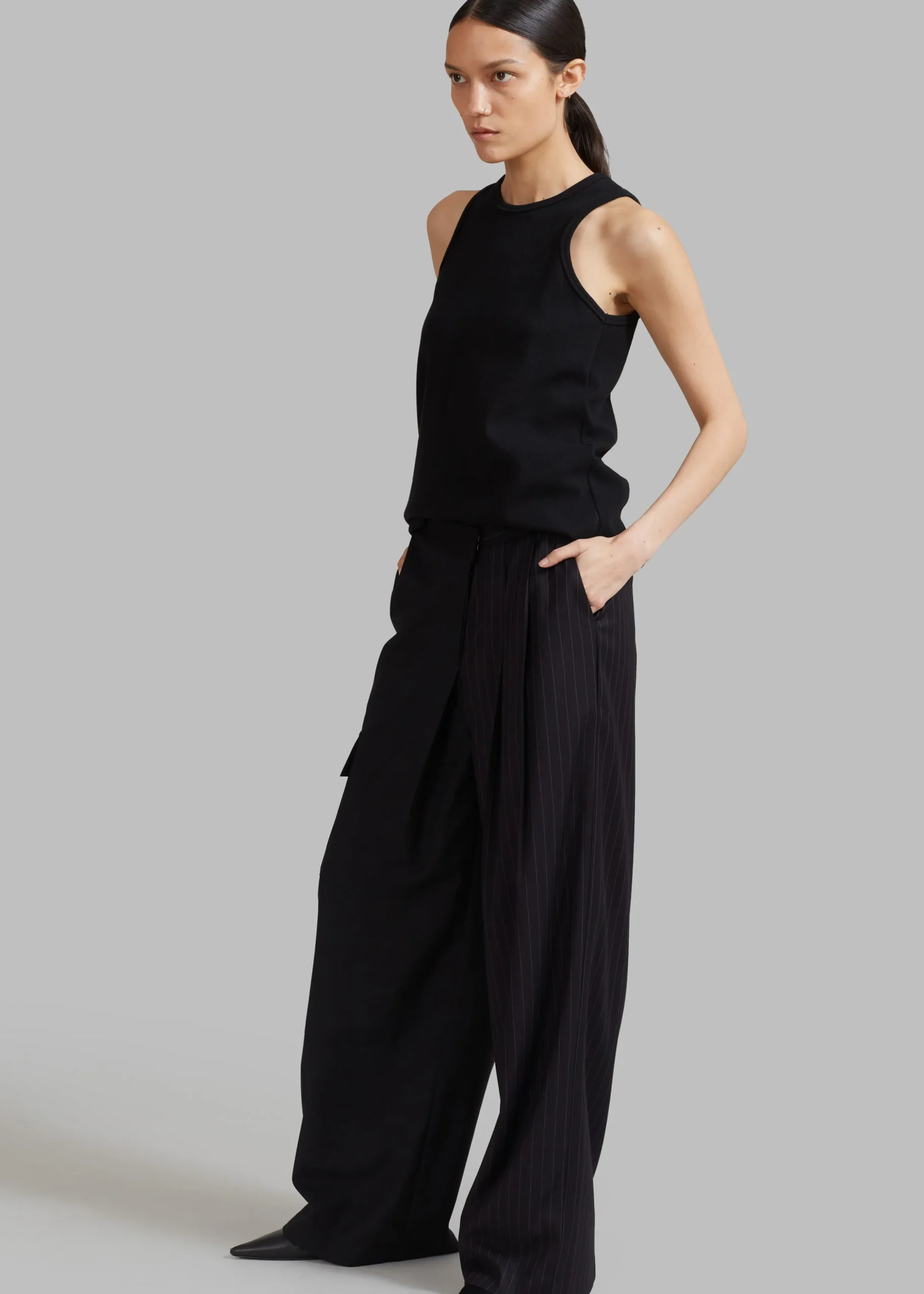 Karsyn Contrast Pinstripe Pants