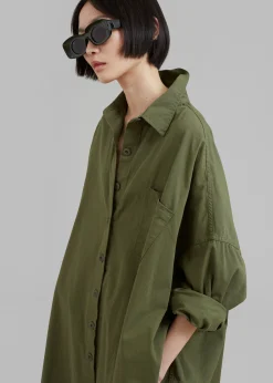 Kason Oversized Shirt Dress