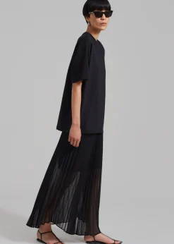 Kaya Pleated Maxi Skirt