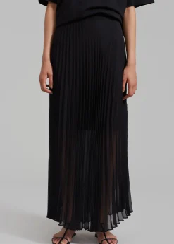 Kaya Pleated Maxi Skirt