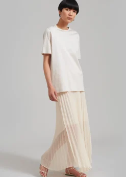 Kaya Pleated Maxi Skirt