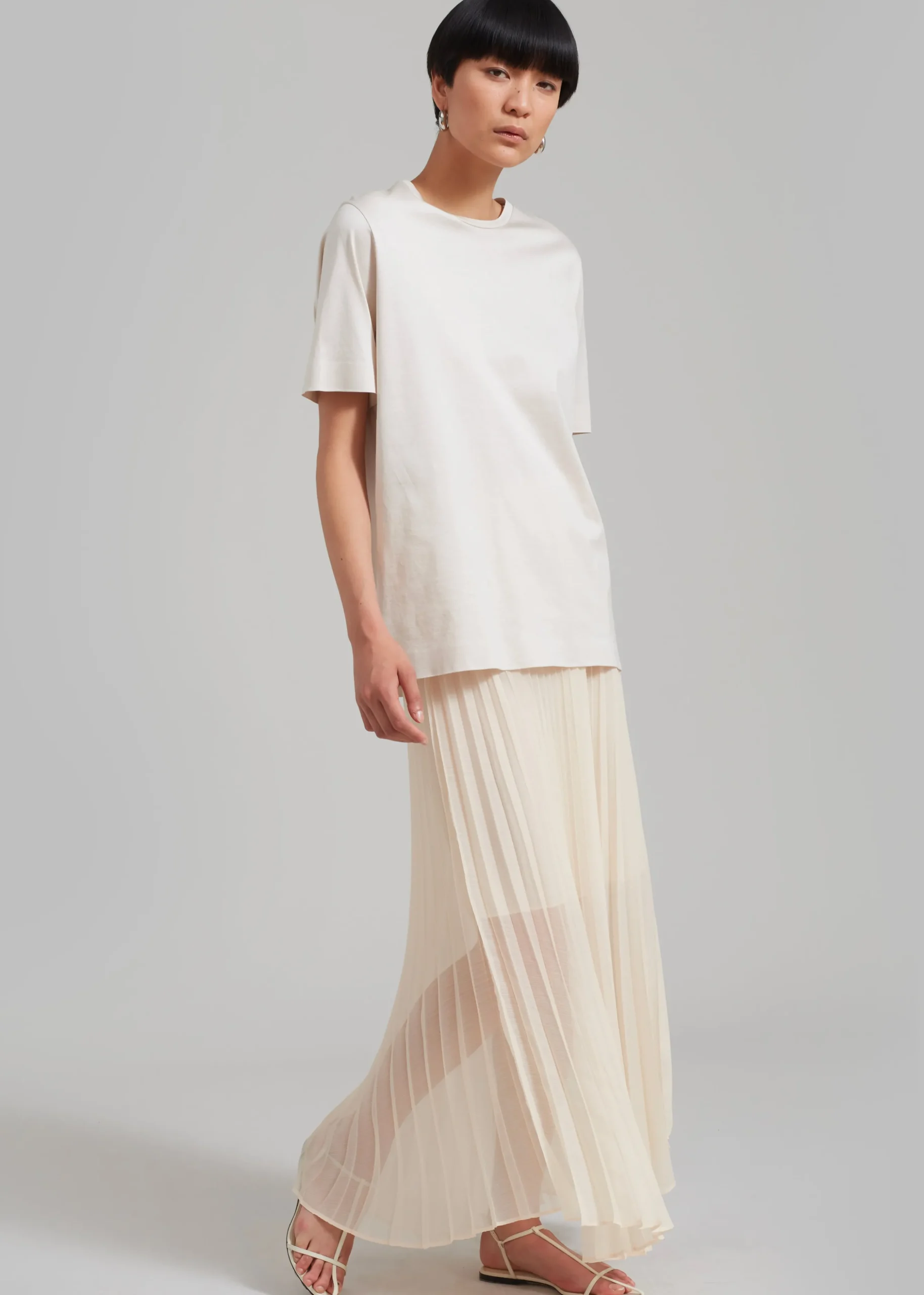 Kaya Pleated Maxi Skirt