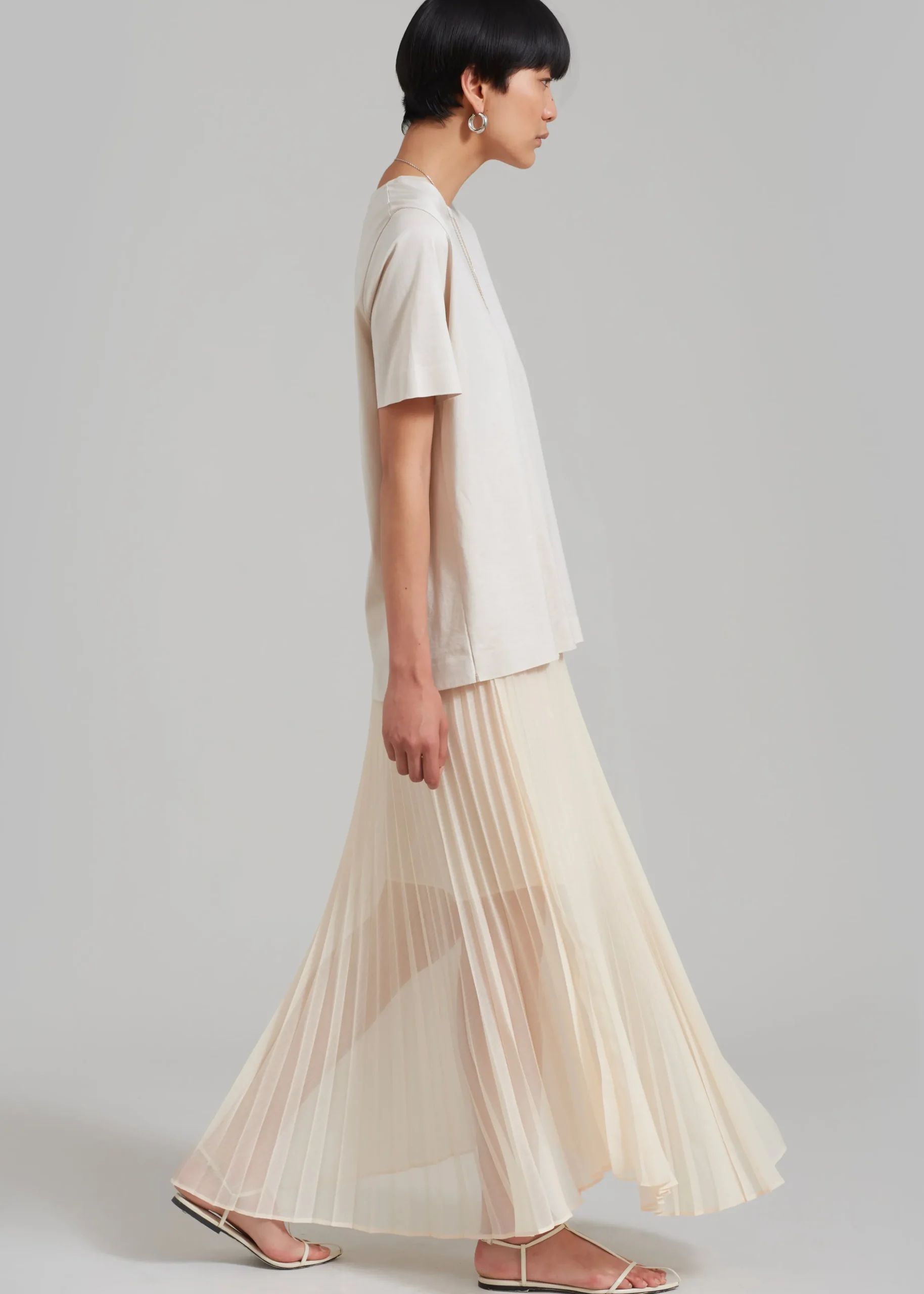 Kaya Pleated Maxi Skirt