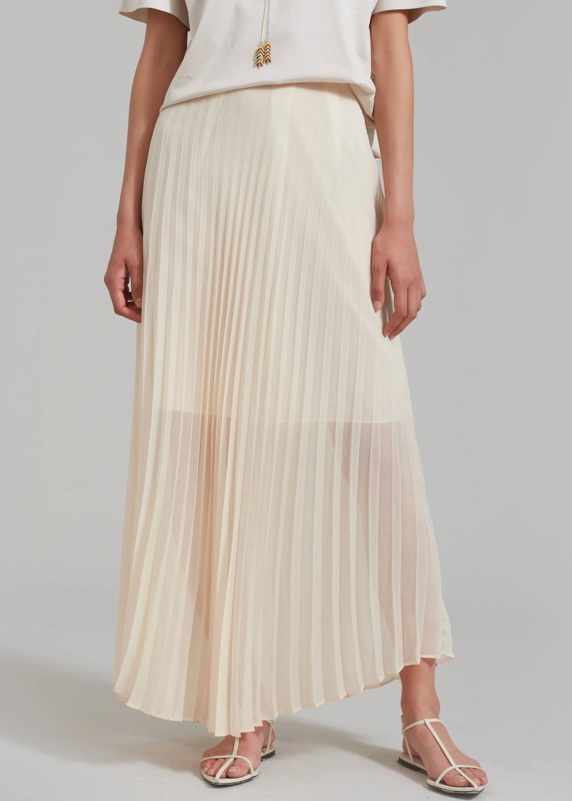 Kaya Pleated Maxi Skirt
