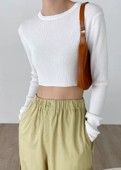 Kaz Cropped Knit Top
