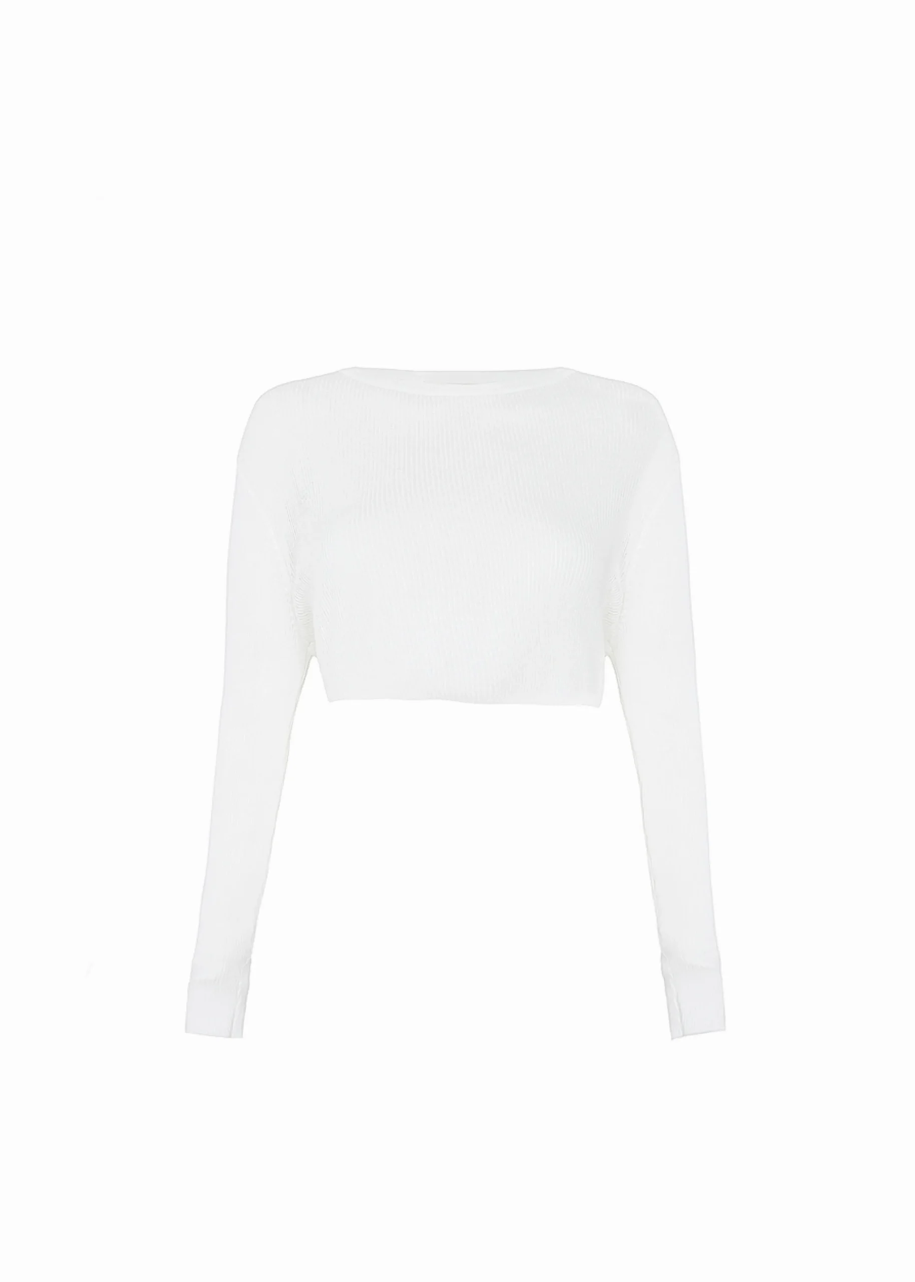 Kaz Cropped Knit Top