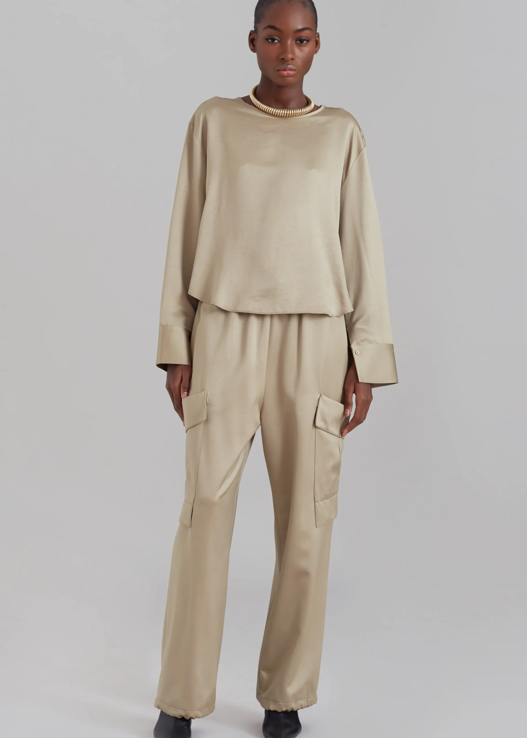 Kemp Silky Cargo Pants