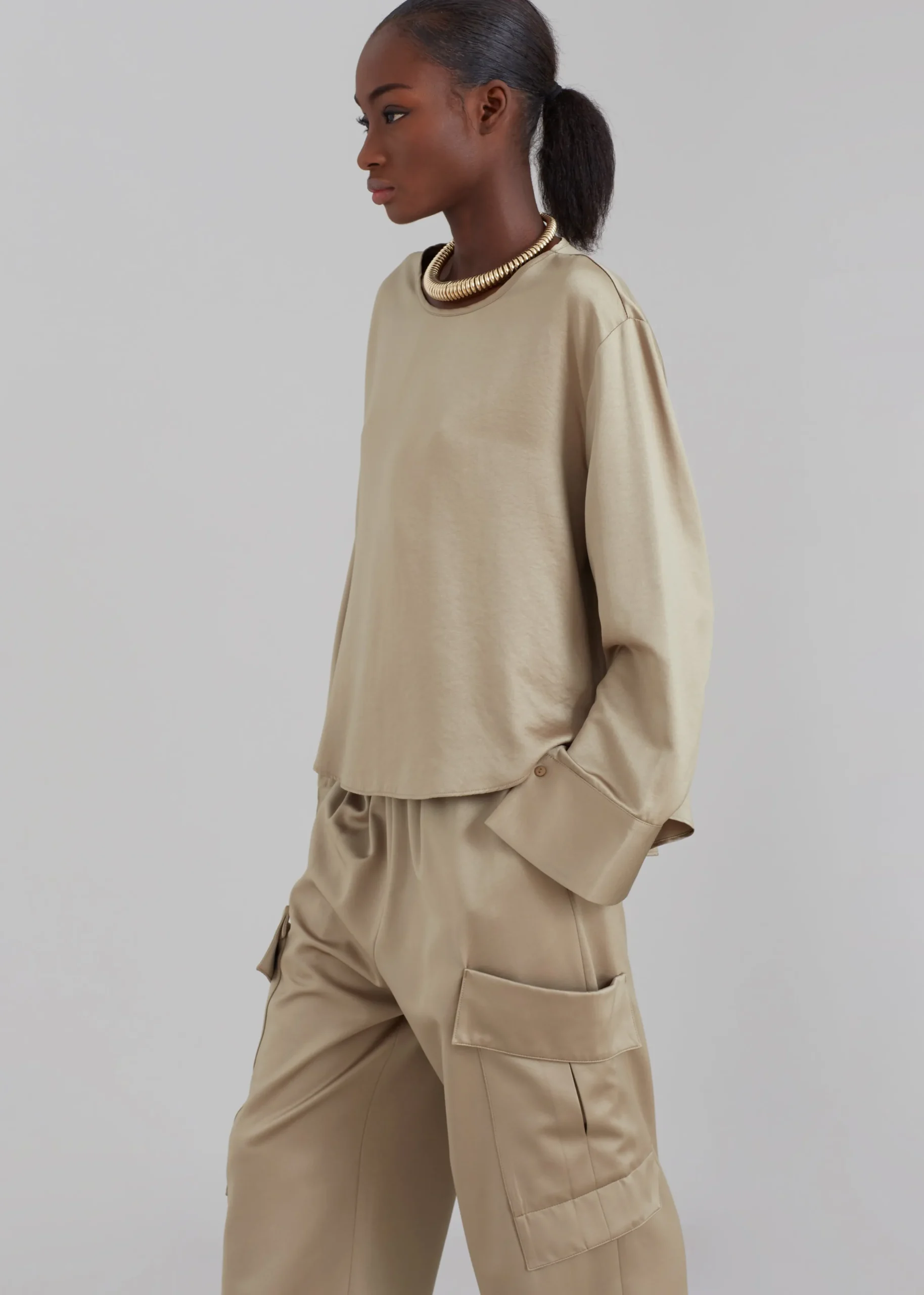 Kemp Silky Cargo Pants
