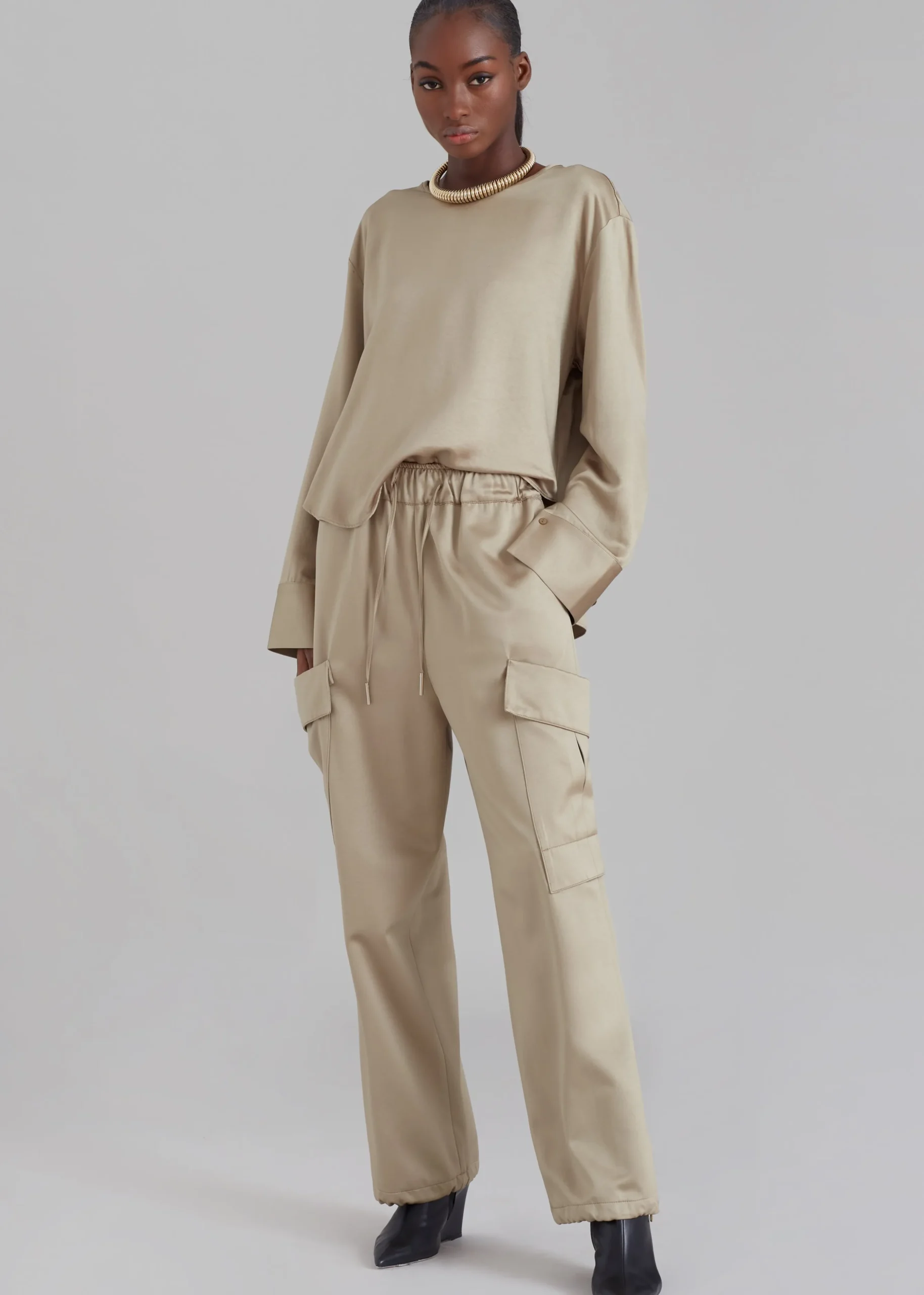 Kemp Silky Cargo Pants