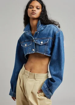 Kett Cropped Denim Jacket