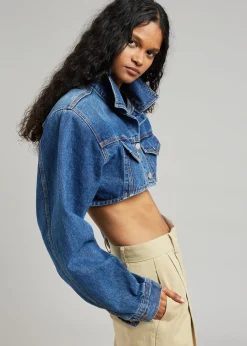 Kett Cropped Denim Jacket