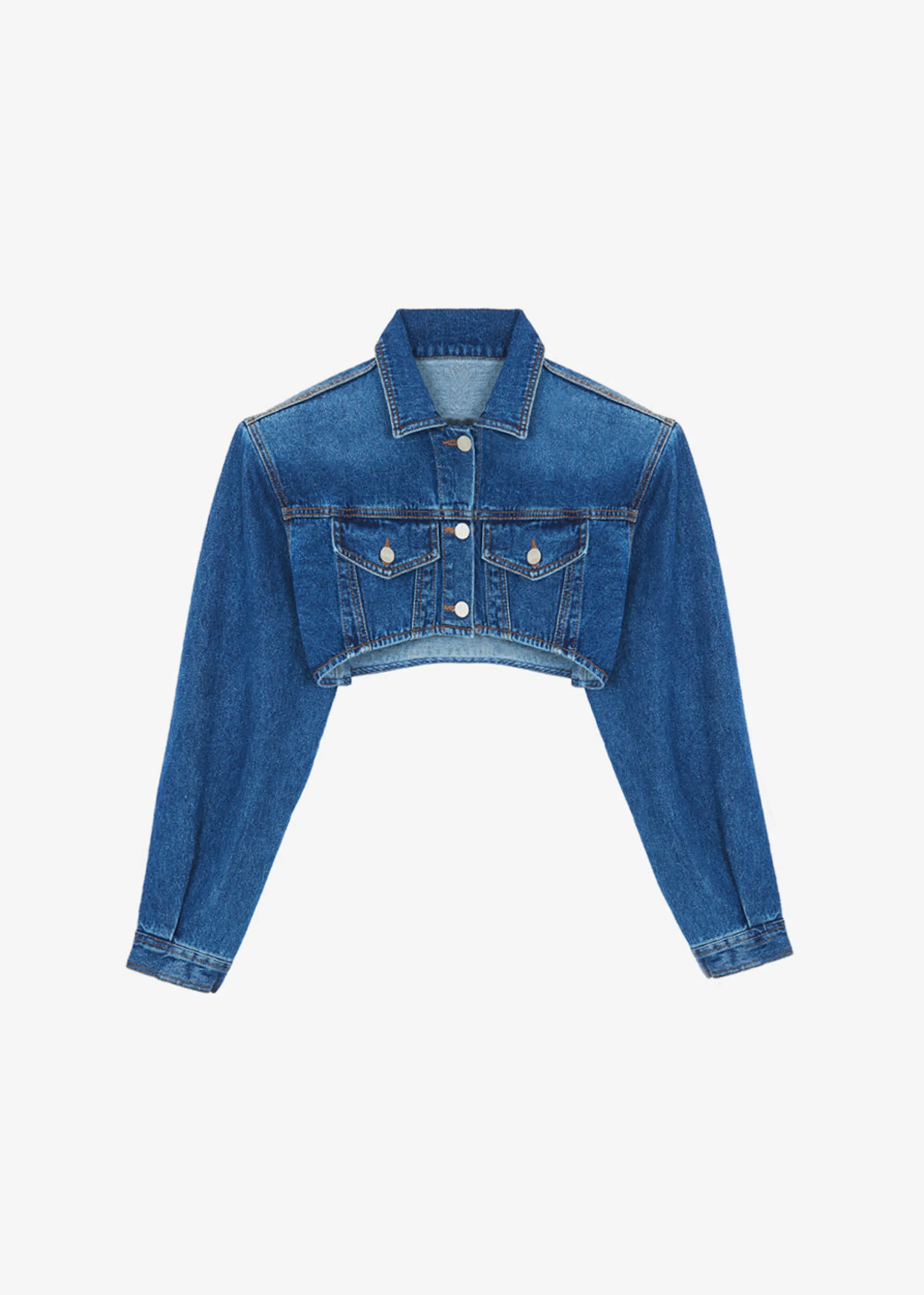 Kett Cropped Denim Jacket
