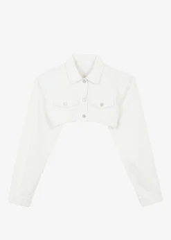 Kett Cropped Denim Jacket
