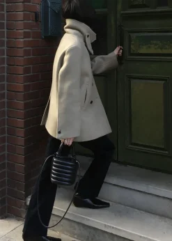 Kimmo Faux Fur Collar Peacoat