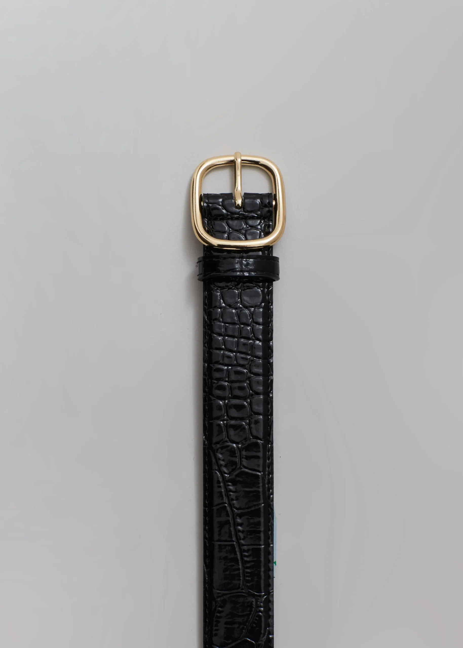 Kyron Croc-Effect Belt