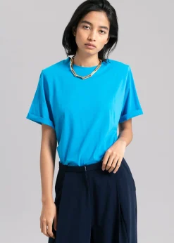 Lena Padded Shoulder Tee