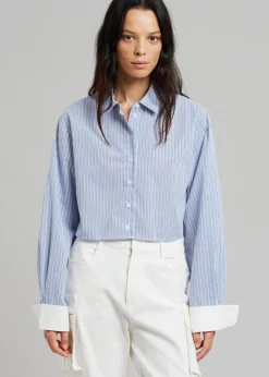 Lil Contrast Cuff Shirt