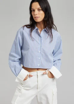 Lil Contrast Cuff Shirt