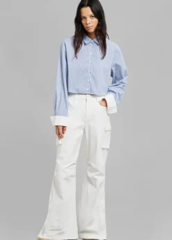 Lil Contrast Cuff Shirt