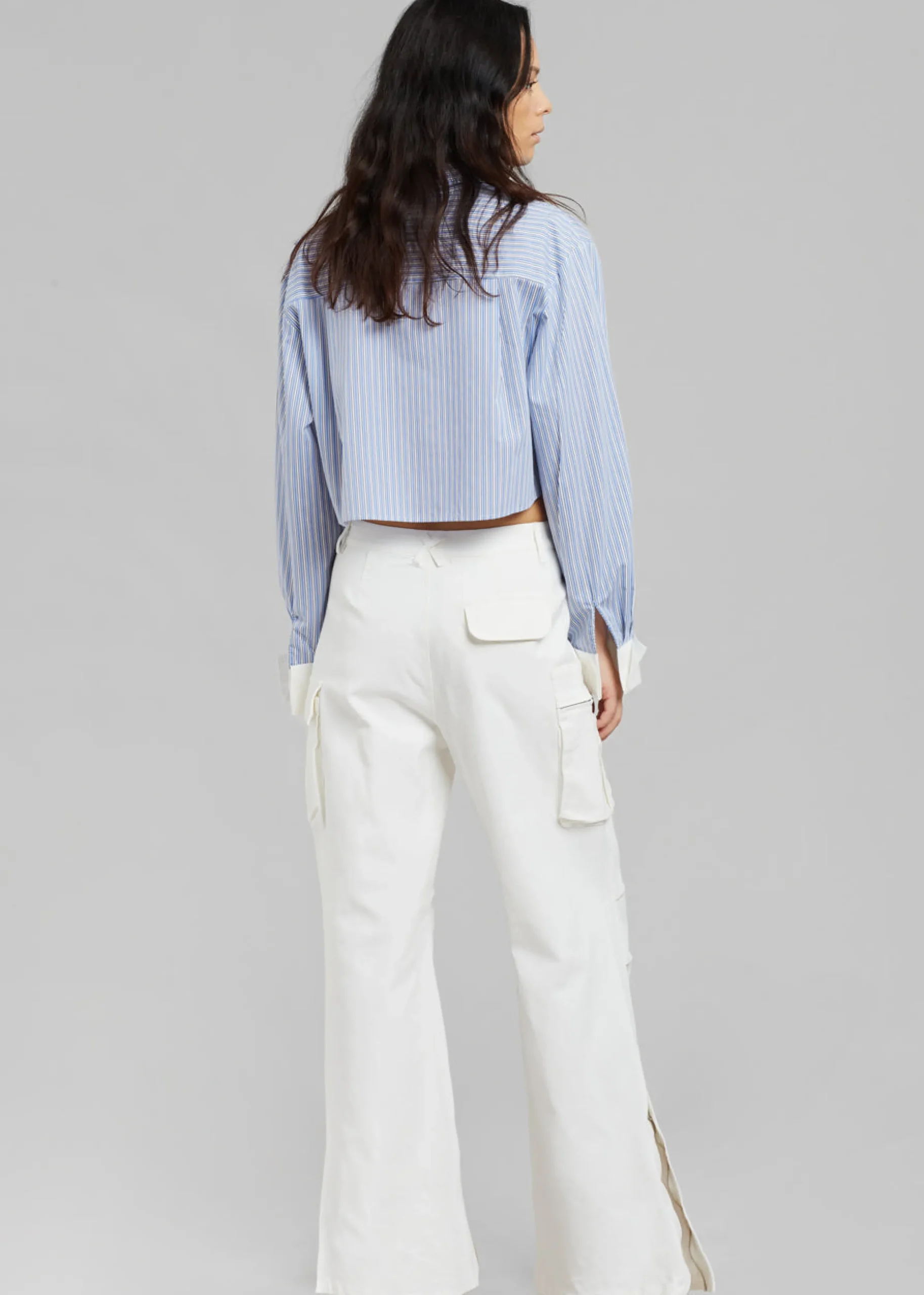 Lil Contrast Cuff Shirt