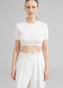 Loulou Studio Adas Cropped Top