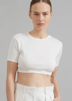 Loulou Studio Adas Cropped Top