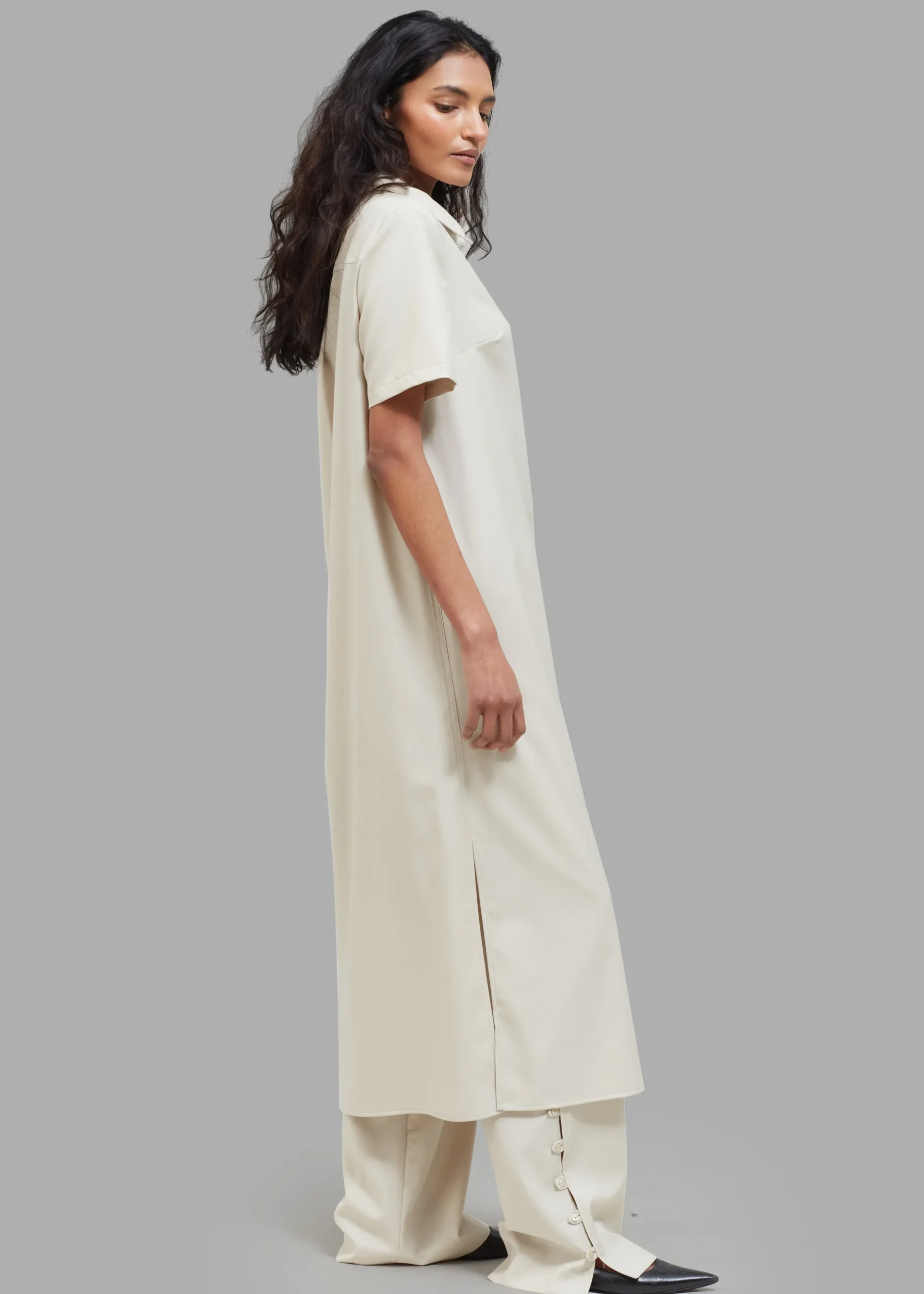 Loulou Studio Bira Polo Shirt Dress