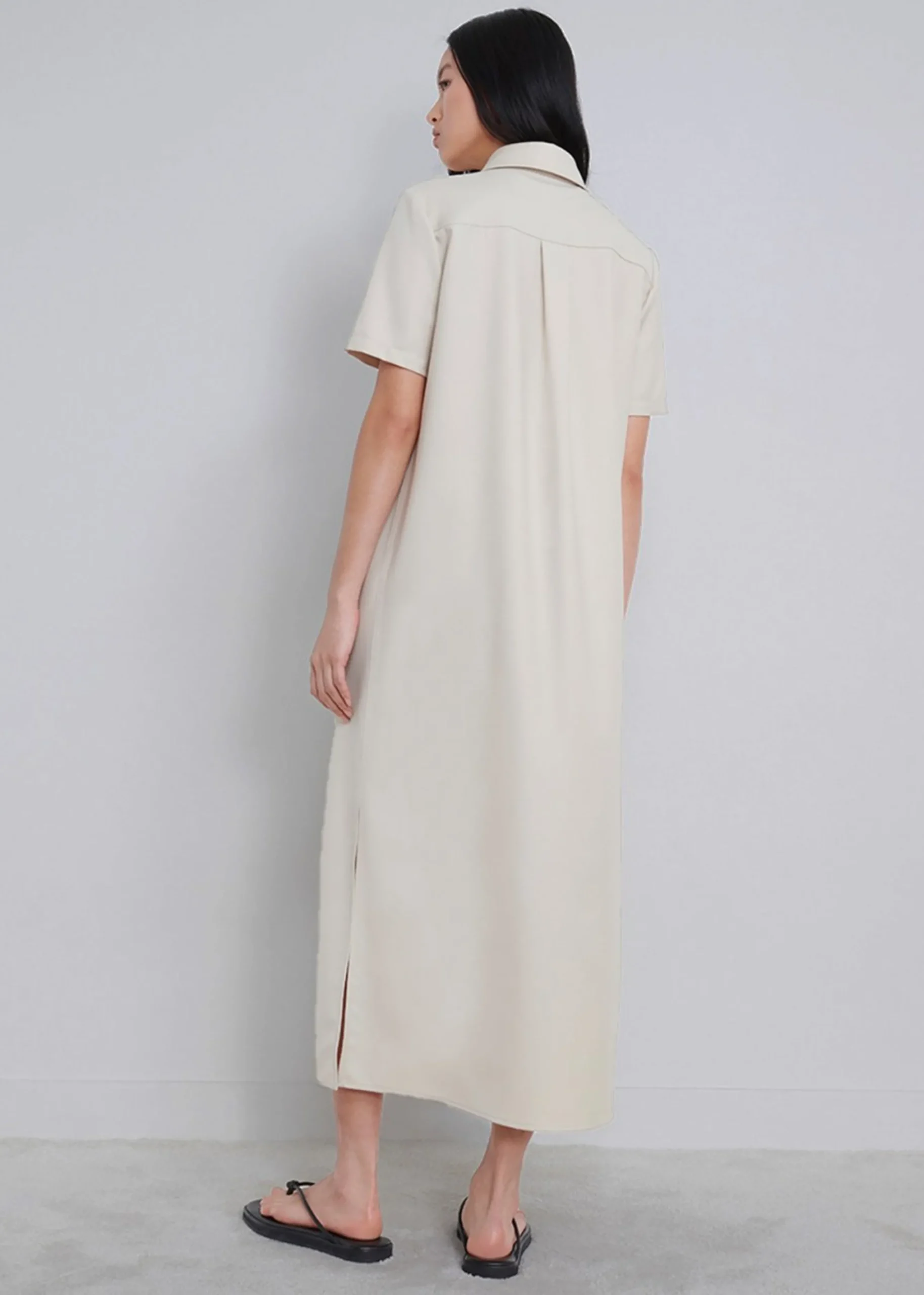 Loulou Studio Bira Polo Shirt Dress