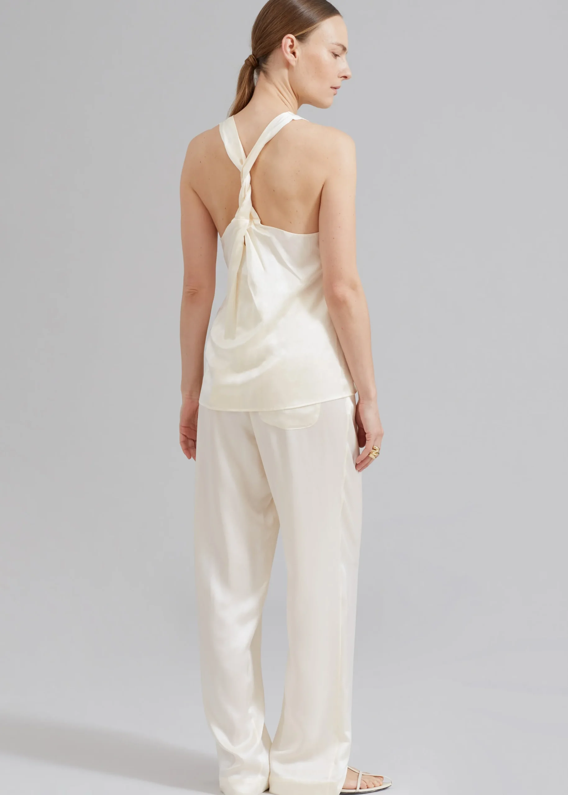 Loulou Studio Estor Silk Tank Top