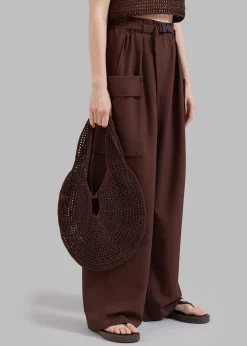 Low Classic Crochet Hobo Bag