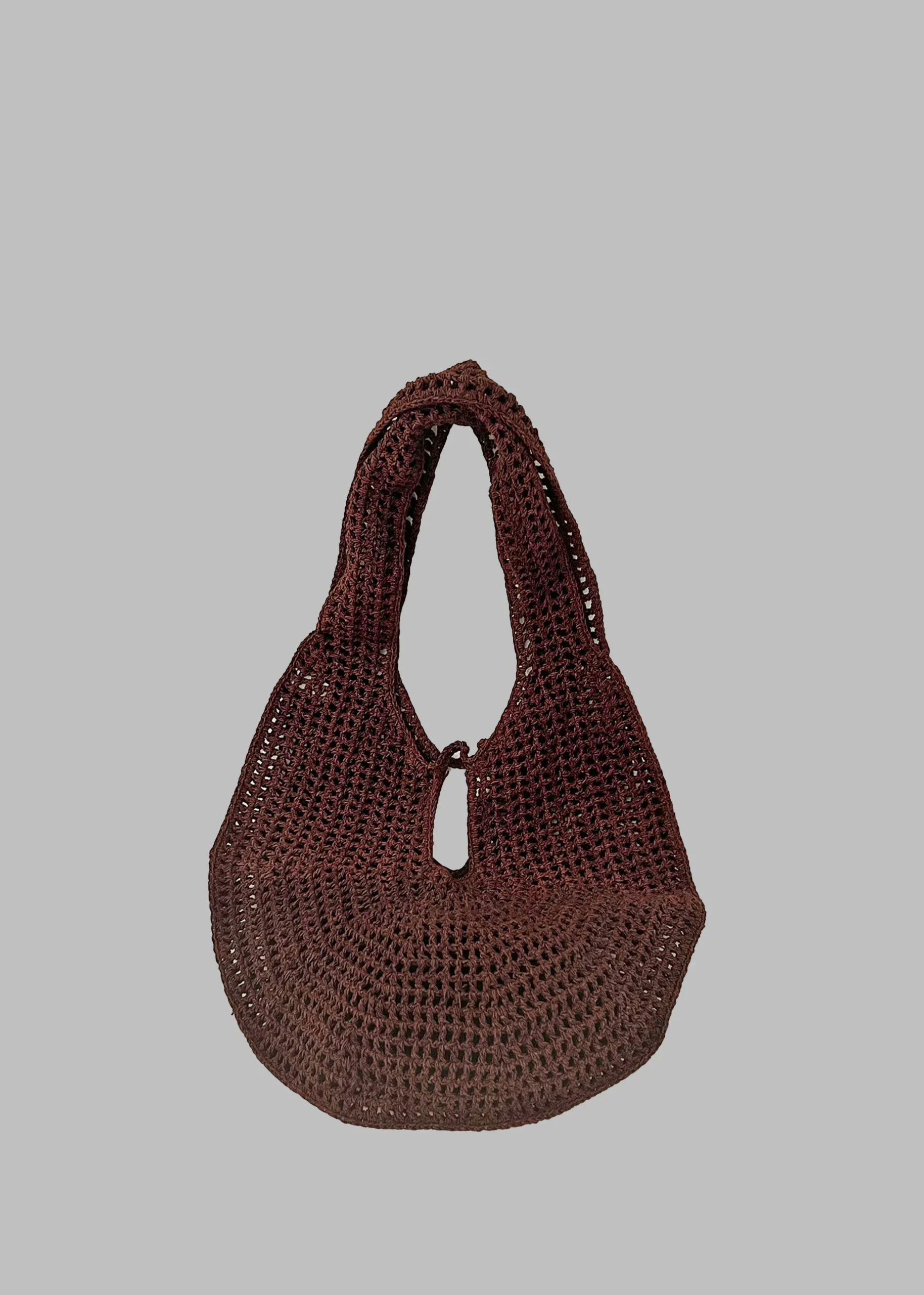 Low Classic Crochet Hobo Bag
