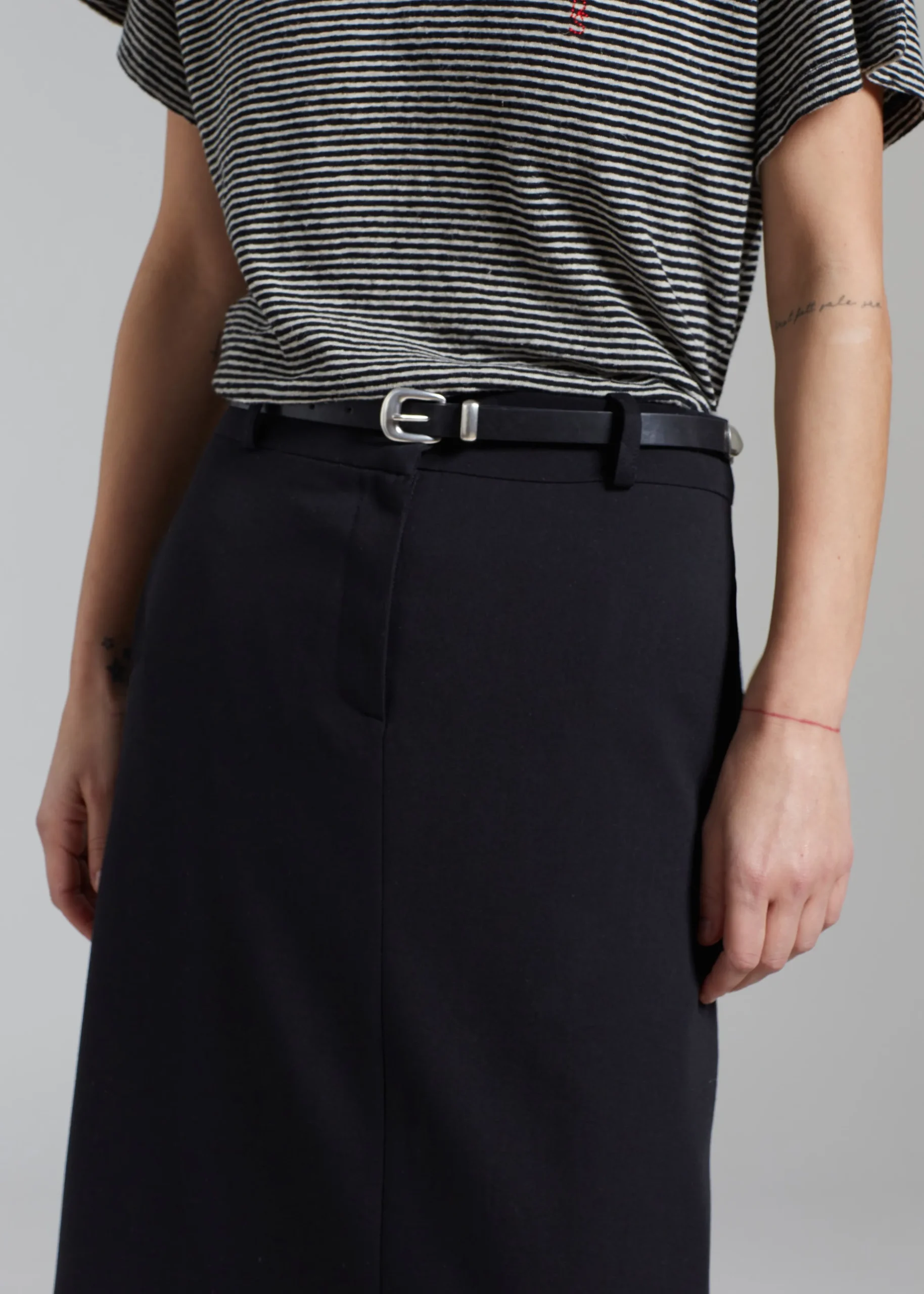 Malvo Long Pencil Skirt