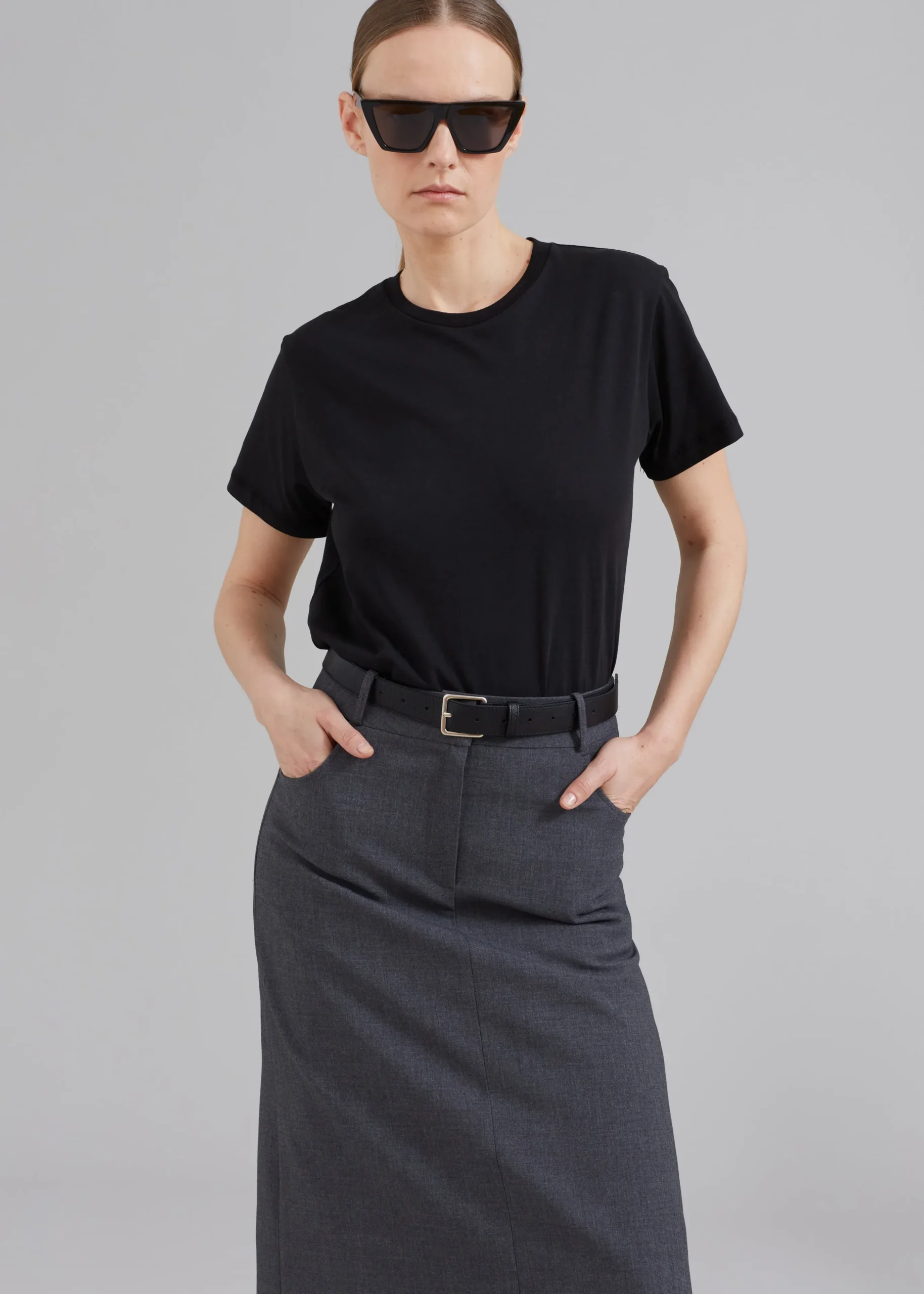 Malvo Long Pencil Skirt