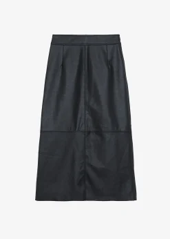 Manyne Faux Leather Pencil Skirt