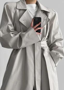 Marisol Box Shoulder Trench